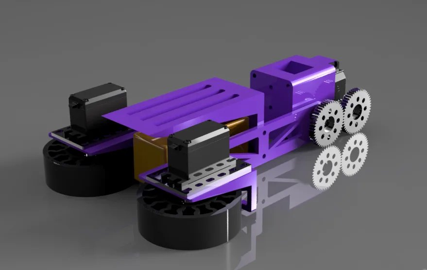Chassis and drivetrain layout.